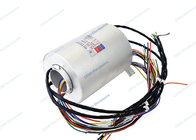 Power / Encoder Integrated Slip Ring With Through Hole Rotary Electrical Joint