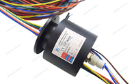 Integrated Slip Ring Pneumatic Rotary Union 250rpm Combined Electric Power And