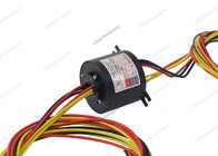 Through Hole Conductive Power Slip Ring Assembly 300 Rpm With Rotary Electric Power Joint