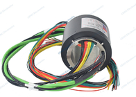 Low Temperature Through Hole Slip Rings With 1000M Ethernet Signal For Industry
