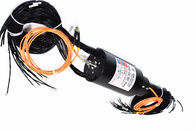 Reliable Performance Fiber Optic Rotary Joint , Integrate Power Slip Ring