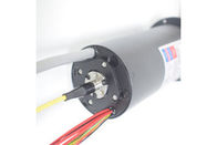 Four Gigabit Fiber Optic Rotary Joint , Rotary Joint Electrical Connector