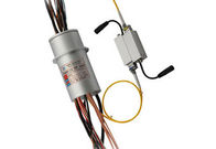 Compact Fiber Slip Ring Rotary Joint Electrical Connector With Single Channel