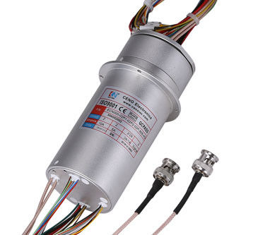 HD SDI HDMI Slip Ring Combine , Signal Channel Power Slip Ring Low Contact Resistance