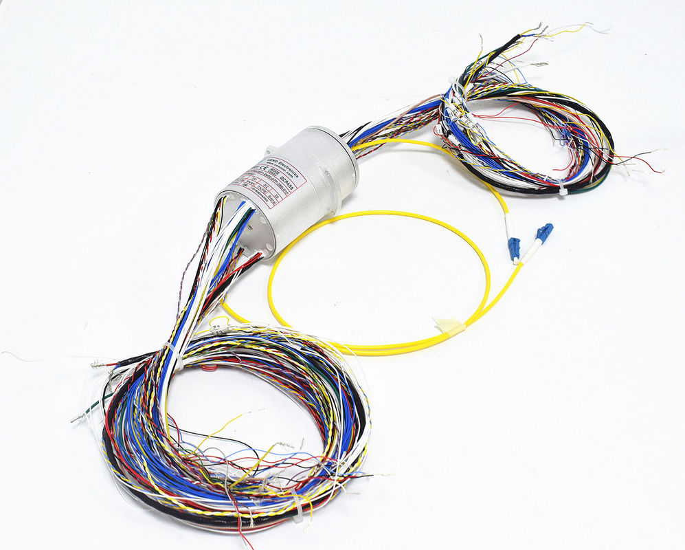 One Channel Transmit Fiber Optic Rotary Joint Power And Video Signal