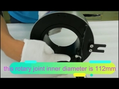 Large size slip ring for robot arm