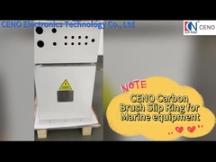 High Current Carbon Brush Slip Ring IP54 With Binding Post For Marine Application