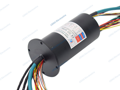 Ethernet signal slip ring with electric power