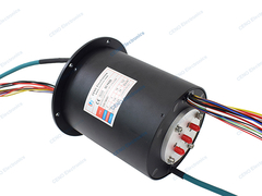 Integrate Electric power Ethernet & RF Slip Ring with Radio Frequency Rotary Union