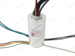 Low temperature water-proof slip ring with electric power Ethernet USB & RS232