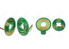 Low Temperature Pancake Slip Ring with PCB-style  electric power for industry robot