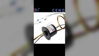 Integrate Power and fiber optic slip ring