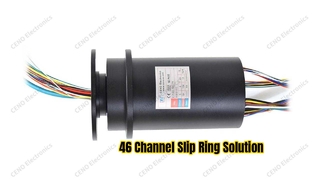 46 Channel Slip Ring for Power and Signal Transfer