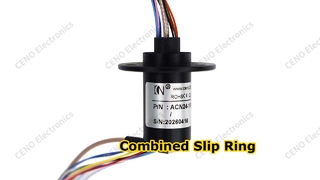 Compact Slip Ring for Mixed Signal and Power Transmission