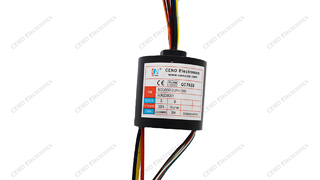 Compact Solid Shaft Slip Ring for Power and Signal