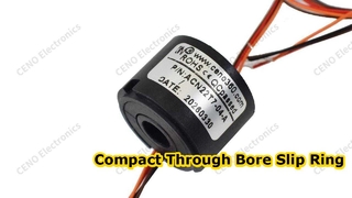 Compact Through Bore Slip Ring for Precision Rotation