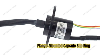 CENO Compact Flange Slip Ring for Smooth 360 Rotation