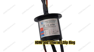 Hybrid Slip Ring for HDMI and Gigabit Ethernet Transmission