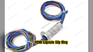 HDMI Capsule Slip Ring with Ethernet