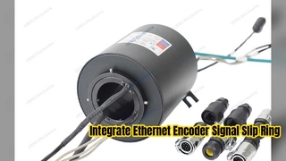 Integrate Ethernet and Encoder signal Slip Ring