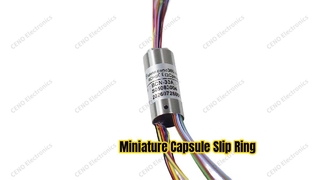 Miniature Capsule Slip Ring BCN 30A for 360 Rotation