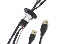 2 USB Operation Speed 300rpm Capsule Slip Ring Engineering Plastic Material