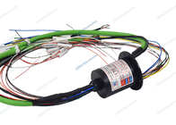 0 - 100rpm Gigabit Ethernet Signal Slip Ring Compatible With Electrical Collector