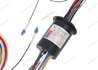 Electrical Fiber Optic Rotary Joint Slip Ring 1550nm With Low Temperature