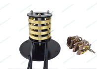 5 Rpm Carbon Brush Slip Ring With Through Hole Id 70mm Electrical Collector