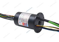 Low Temperature 1000M Ethernet Signal Slip Ring with Through Hole 12mm For industry