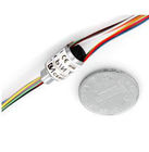 Engineering Plastics Housing Capsule Slip Ring OD 8.5mm For Rotary Sensors