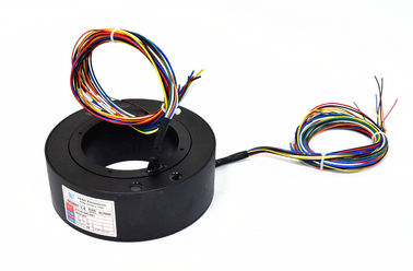 Ø100mm  High Reliability Long life Through Hole Slip Ring With 1000mm Lead Wire