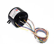 12 * 6A Robot Slip Ring , Electrical Collector Ring Signal Transmitting