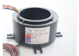 8 Core Double Shield Wire Large Slip Ring Apply To Environmental Protection Equipment