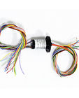 Maintenance-Free Small Size Slip Ring 18 Wires With Power Signal Transmit Flange Mounting