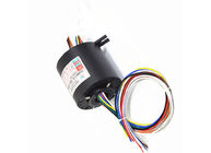 Compact Through Hole Slip Ring Rotating Speed 1000rpm For Power / Signal Transmission