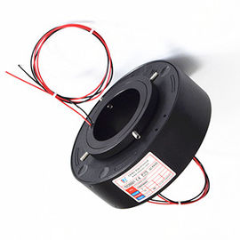 50mm ID Miniature Through Bore Slip Ring 300rpm Rotation For Motion Simulator