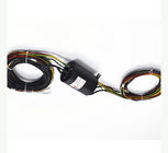 Low Torque Electrical Slip Ring Smooth Rotation IP65 RS485 Signal For Automation Equipment