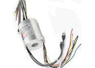 Through Hole Electrical Slip Ring IP54 380VAC With Ethernet Cable Rotary Union