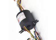 Rotary Joint Assembly Through Hole Slip Ring Hollow Shaft Series Fiber Brush Multipoint Contact