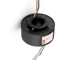 High Precision Through Hole Slip Ring 50mm Center Hole For Power Signal Transmitting