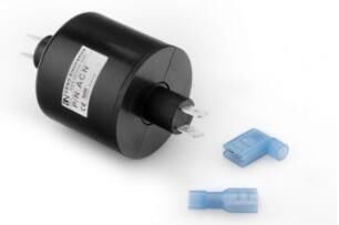 Flat Pin Replace Lead Wire High Current Slip Ring Suitable  For Signal Transmission