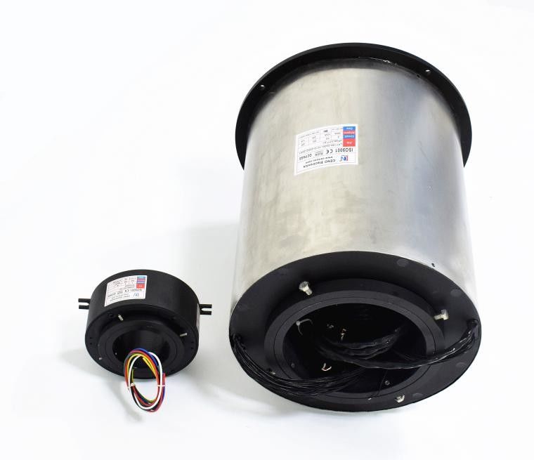 Gold To Gold Contact Industrial Slip Ring , High Voltage Slip Ring For Motion Simulator