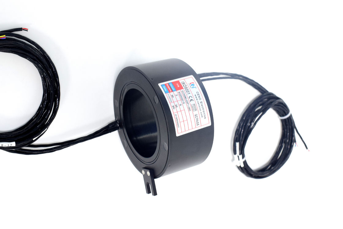 Low Temperature Slip Ring Collector 9 Circuit Signal For Moving Medium System