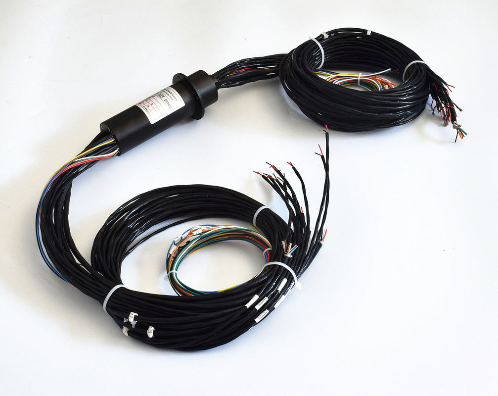 Multi Channels Capsule Slip Ring IP54 Low Torque Smooth Rotation For Motion Simulator