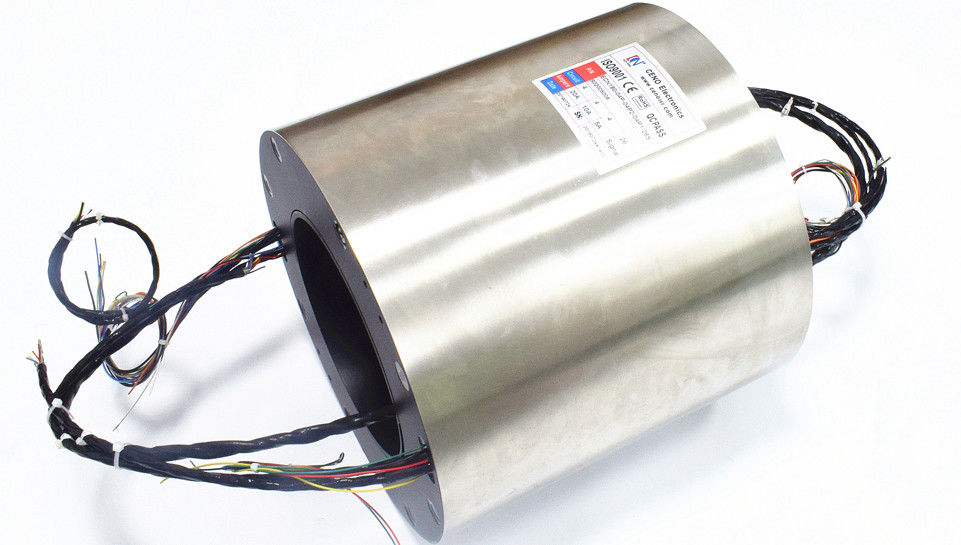 Big Bore Rotary Industrial Slip Ring 0-220VAC/VDC With Limit / Encoder Signal