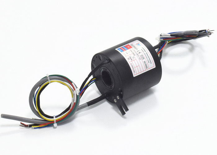 25.4mm Through Bore Size Hollow Shaft Slip Ring Extremely Low Electrical Noise