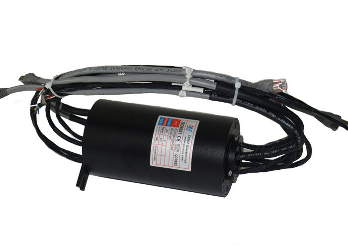 25.4mm Bore Size Ethernet Slip Ring 2 Group Gigabit No String Code 0~380VAC/VDC