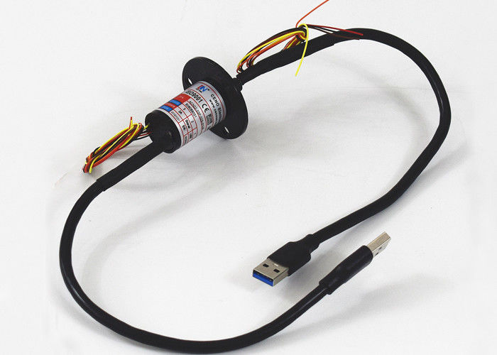 USB 3.0 Capsule Slip Ring plastic Housing Fast Transmission Rates With PWM Signal