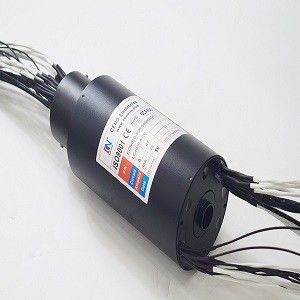 High Voltage Through Bore IP54 Rotary Joint Slip Ring For Crane